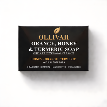 3 Pack Orange Honey & Tumeric Soap