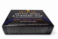 3 Pack Orange Honey & Tumeric Soap
